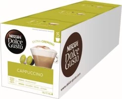Nescafé Dolce Gusto Cappuccino Capsules - 90 Koffiecups -Voedsel Winkel 1200x972