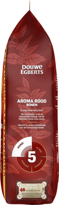 Douwe Egberts Aroma Rood Koffiebonen - 4 X 1000 Gram - Extra Grote Verpakking -Voedsel Winkel 349x1200 2