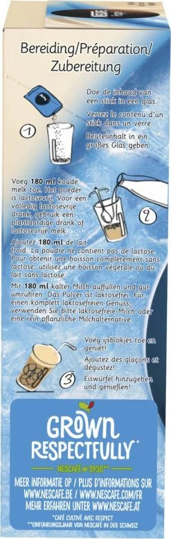 Nescafé Frappé Oploskoffie - 5 Doosjes à 10 Zakjes -Voedsel Winkel 381x1200