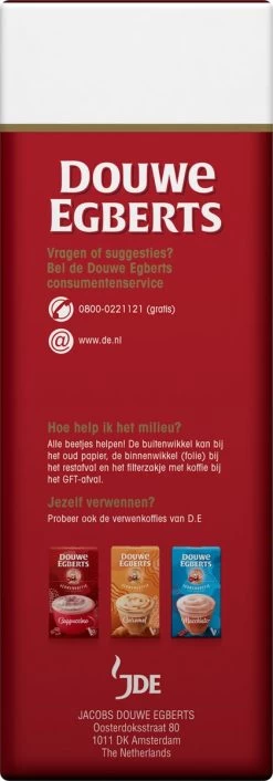 Douwe Egberts Aroma Rood Filterkoffie - 6 X 500 Gram -Voedsel Winkel 420x1200 4