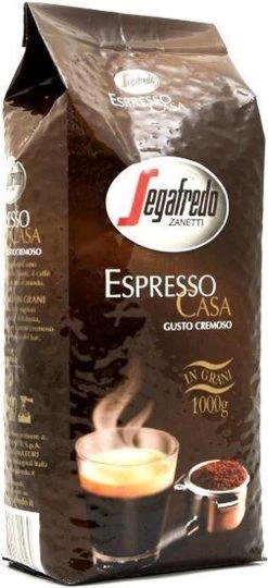 Segafredo Espresso Casa Koffiebonen - 8 X 1 Kg -Voedsel Winkel 549x1200