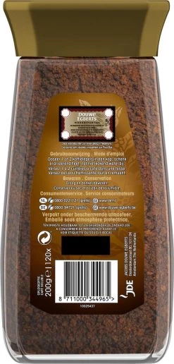 Douwe Egberts Gold Oploskoffie - 6 X Pot Van 200 Gram -Voedsel Winkel 574x1200