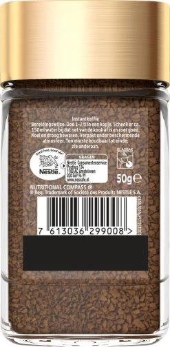 Nescafé Gold Oploskoffie - 12 Potten à 50 Gram -Voedsel Winkel 588x1200 1