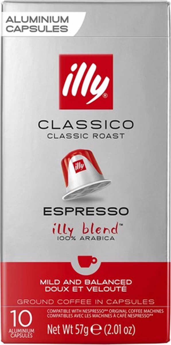 Illy Espresso Classico Koffiecups - Intensiteit 5/9 - 10 X 10 Capsules 4 Illy Espresso Classico Koffiecups - Intensiteit 5/9 - 10 X 10 Capsules - Afbeelding 4