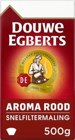 Douwe Egberts Aroma Rood Filterkoffie - 6 X 500 Gram -Voedsel Winkel 642x1200 2