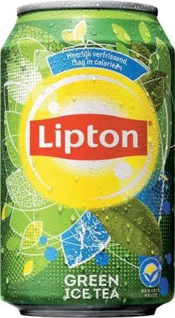 Lipton Ice Tea Green Blikjes Tray - 24 X 33 Cl -Voedsel Winkel 662x1200 4