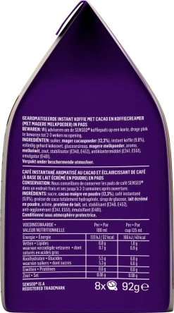 Senseo Cappuccino Choco Koffiepads - 2/9 Intensiteit - 4 X 8 Pads -Voedsel Winkel 668x1200 2