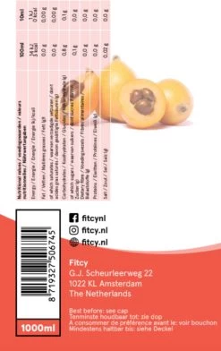 Fitcy | Koffiesiroop | Amaretto | Barista Syrup | Zero | Vegan | Vetvrij | Suikervrij | Keto-vriendelijk | Koffie | Siroop | MET DOSEERPOMP | 1L -Voedsel Winkel 757x1200