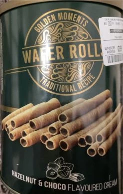 Wafer Rolls Gevuld Met Hazelnoot & Chocolade Creme -Voedsel Winkel 761x1200