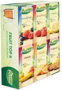 Pickwick Thee Combipack Fruitthee - Pak 150 Stuks -Voedsel Winkel 833x1200 1