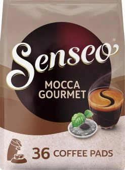 Senseo Mocca Gourmet Koffiepads - 4/9 Intensiteit - 10 X 36 Pads -Voedsel Winkel 887x1200 1