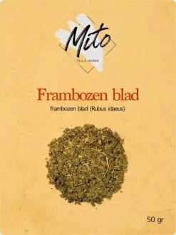 Mito Tea & Herbs - Frambozenblad Thee - Losse Thee - Rijk Aan Ijzer - Vruchtenthee - 50 Gram -Voedsel Winkel 897x1200 2