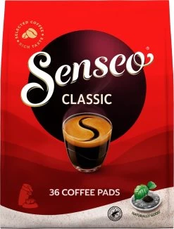 Senseo Classic Koffiepads - 5/9 Intensiteit - 10 X 36 Pads -Voedsel Winkel 909x1200