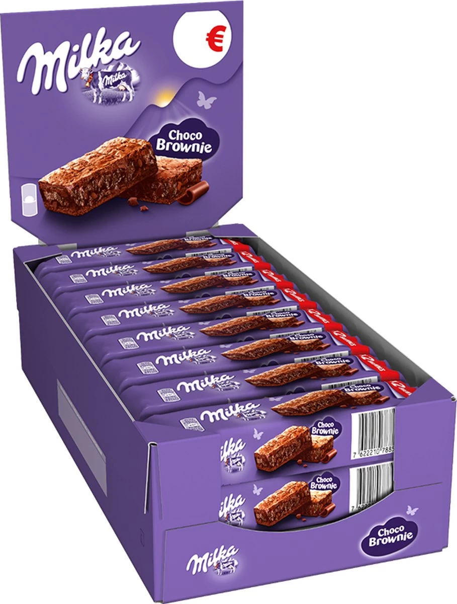 Milka Brownie Melk - 50 Gram 1 Milka Brownie Melk - 50 Gram