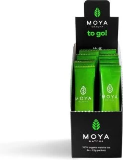 MOYA Matcha Thee To Go! Traditional - 24 Matcha Poeder Zakjes - 1,5 G -Voedsel Winkel 919x1200