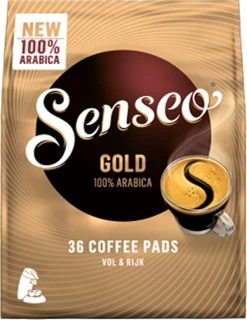 Senseo Gold Koffiepads - 5/9 Intensiteit - 10 X 36 Pads -Voedsel Winkel 925x1200