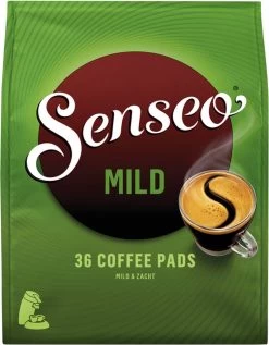 Senseo Mild Koffiepads - 3/9 Intensiteit - 10 X 36 Pads -Voedsel Winkel 934x1200