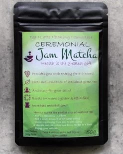 Biologische Matcha Poeder 50 Gram - CEREMONIAL GRADE - JamMatcha Groene Thee - Matcha Thee -Voedsel Winkel 962x1200 3