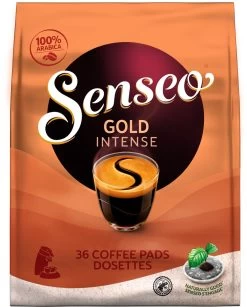 Senseo Gold Intense Koffiepads - 7/9 Intensiteit - 4 X 36 Pads -Voedsel Winkel 966x1200