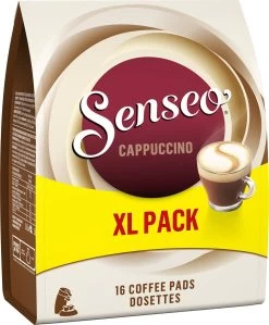 Senseo Cappuccino Koffiepads - 2/9 Intensiteit - 4 X 16 Pads - Voordeelverpakking 14 Senseo Cappuccino Koffiepads - 2/9 Intensiteit - 4 X 16 Pads - Voordeelverpakking -Voedsel Winkel 990x1200