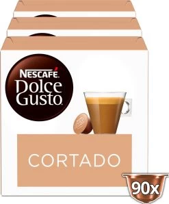 Nescafé Dolce Gusto Cortado Espresso Macchiato Capsules - 90 Koffiecups -Voedsel Winkel 995x1200 3